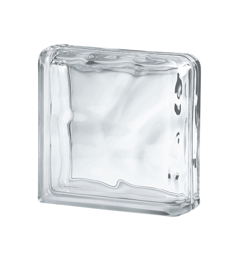 WAVE DOUBLE END BLOCK glass block