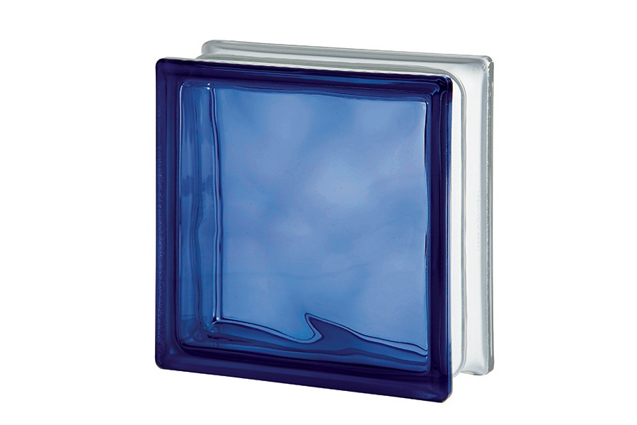 BLUE WAVE glass block