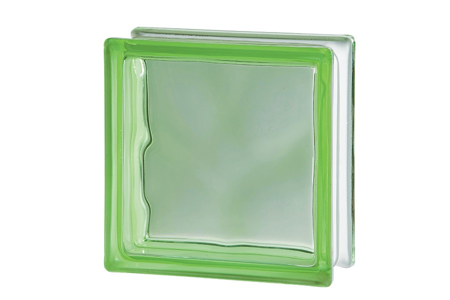 GREEN WAVE glass block