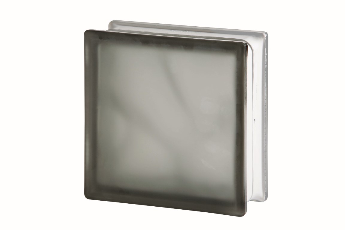 GREY WAVE SAHARA glass block