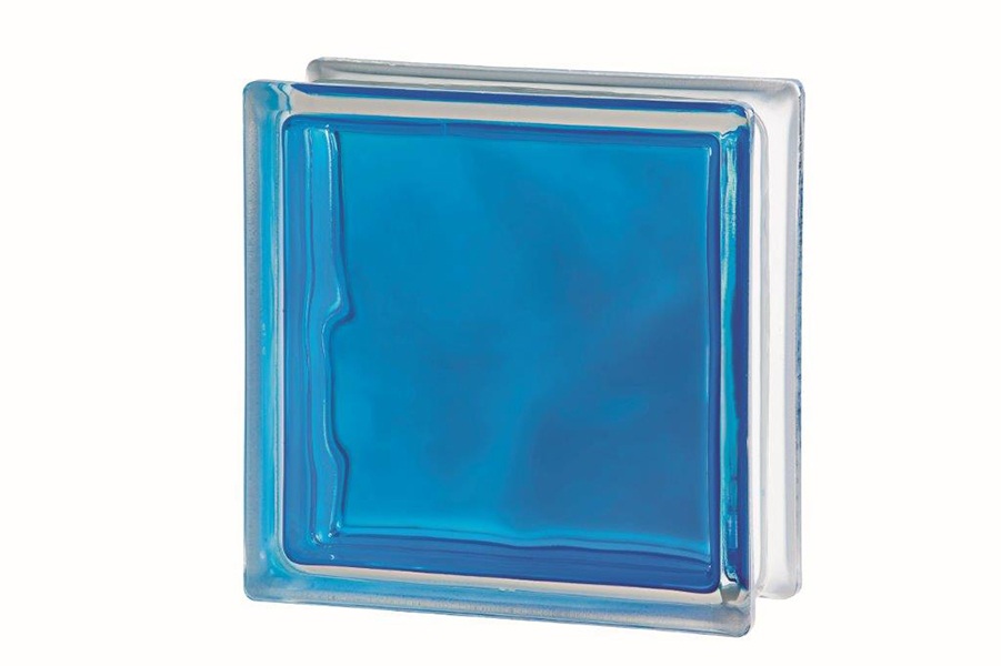 BRILLY BLUE WAVE glass block