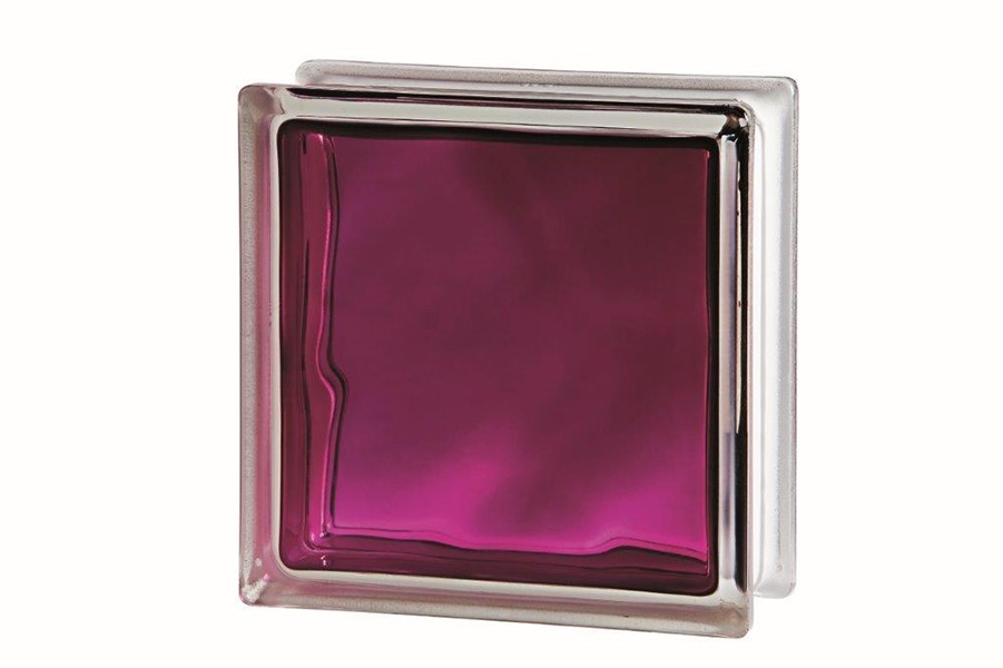 BRILLY RUBY WAVE glass block