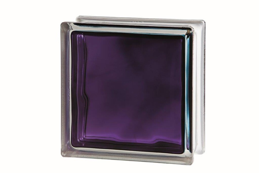 BRILLY VIOLET WAVE glass block
